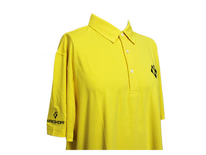 Polo, Eco-Tec, Diamond, Yellow