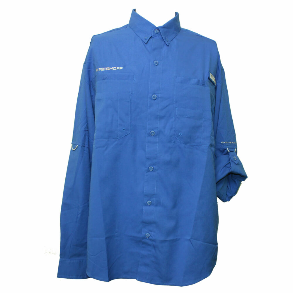 Shirt, Fishing, Perform, LS, Royal