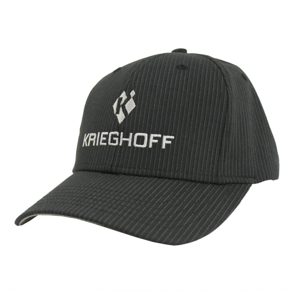 Krieghoff Pinstripe Hat, Black/Tan