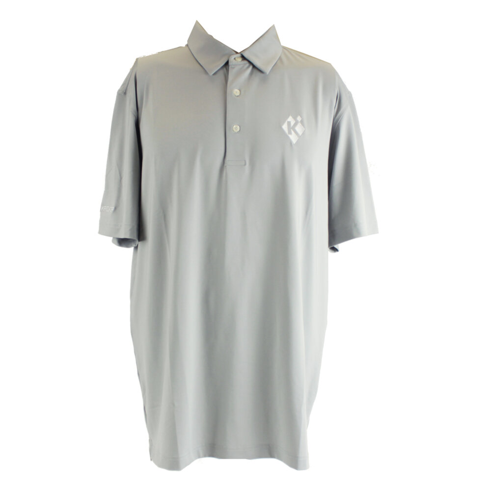 Bamboo Eco Tec Men’s Polo Shirt, Light Grey